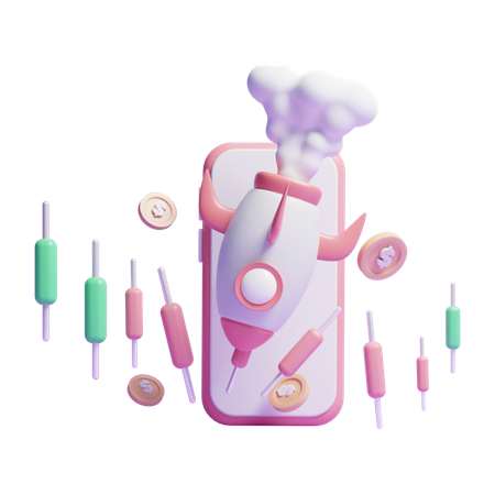 Investment Loss  3D Icon