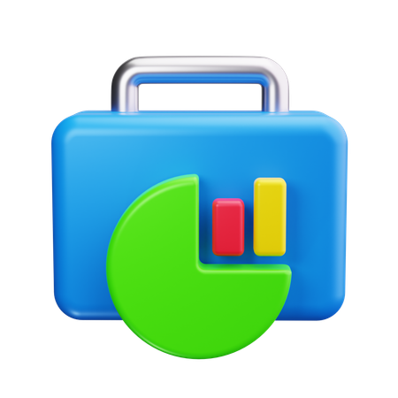 Investment Portfolio  3D Icon