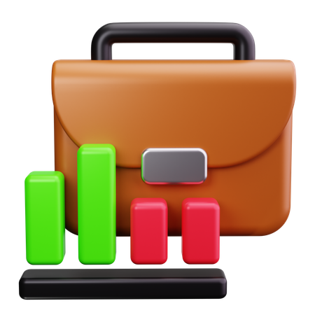 Investment Portfolio  3D Icon