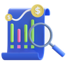 3d investment portfolio analytic logo
