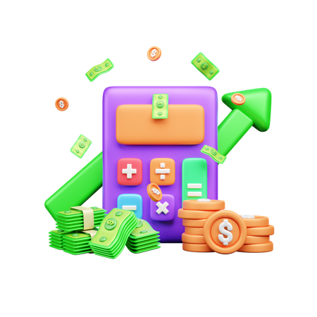 Investment profit  3D Icon