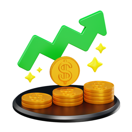 Investment Profit  3D Icon