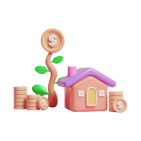 Investment Profit  3D Icon