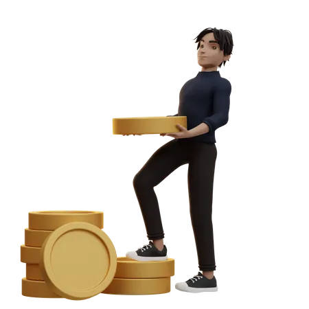 Investment Profit  3D Illustration