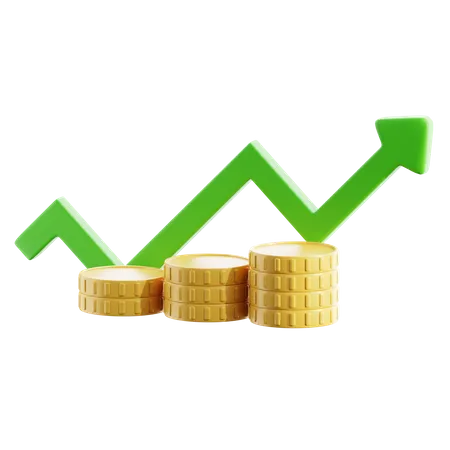 Investment Profit  3D Icon