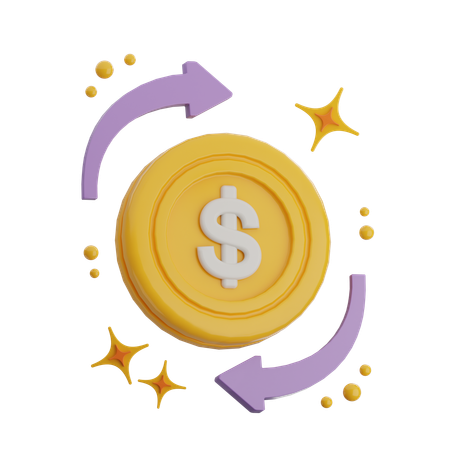 Investment Return  3D Icon