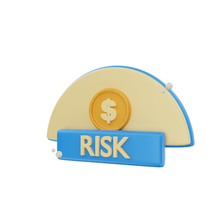 Investment Risk  3D Icon