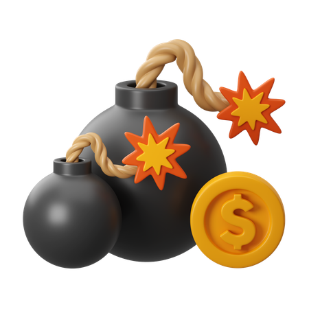 Investment Risk  3D Icon