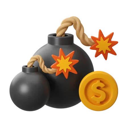 Investment Risk  3D Icon
