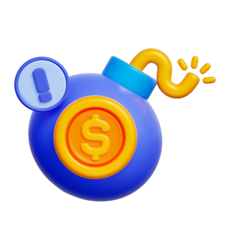 Investment Risk  3D Icon