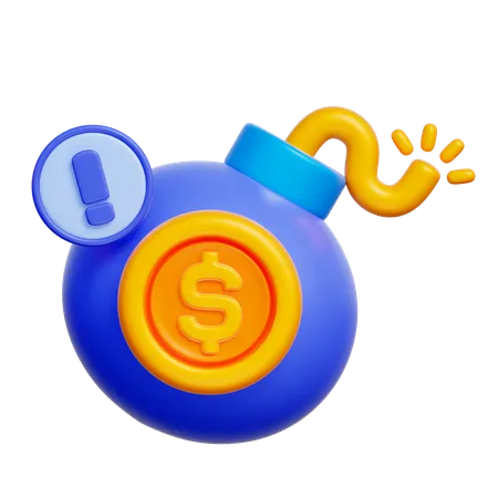Investment Risk  3D Icon