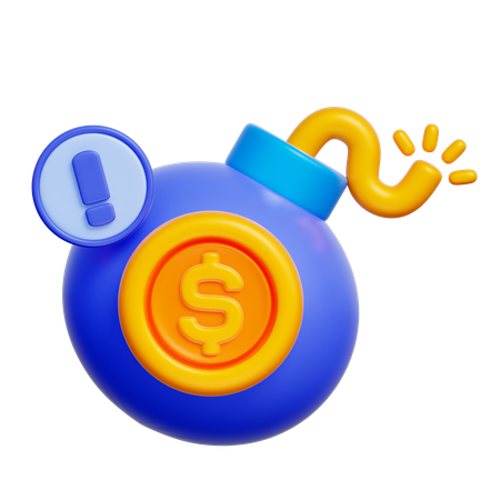 Investment Risk  3D Icon