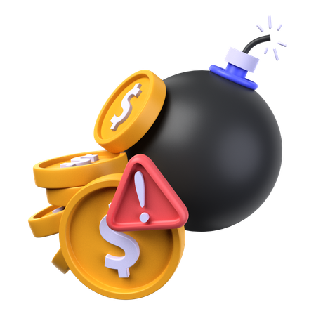 Investment Risk  3D Icon