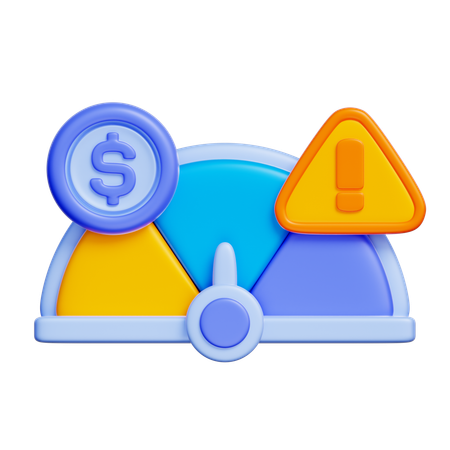 Investment Risk Management  3D Icon