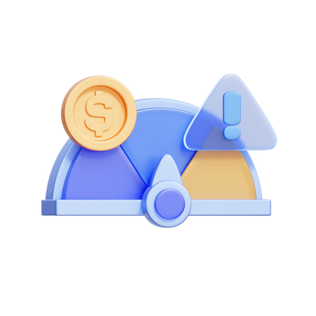 Investment Risk Management  3D Icon