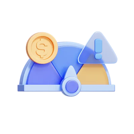 Investment Risk Management  3D Icon
