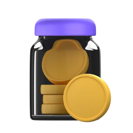 Investment Saving 3 D Investment Icon 3D Icon