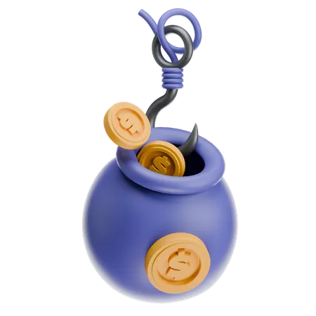 Investment Scam  3D Icon