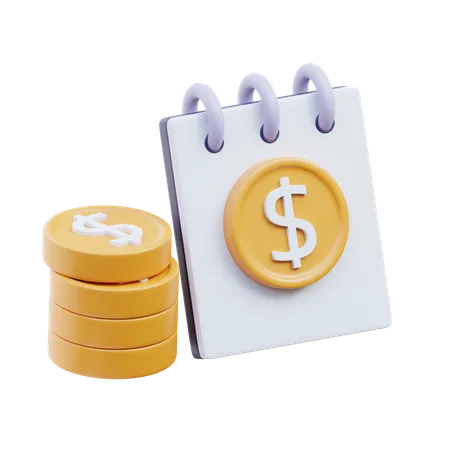 Investment Schedule  3D Icon