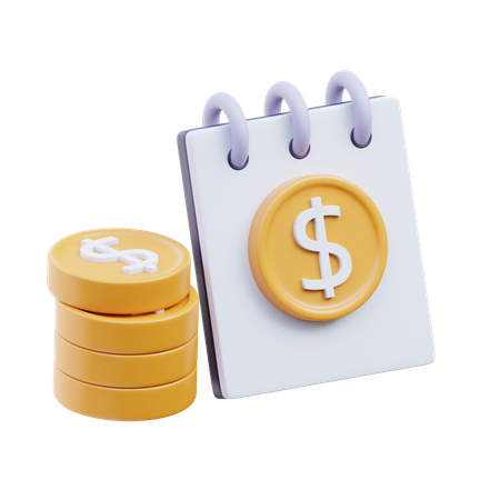 Investment Schedule  3D Icon