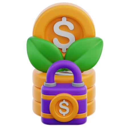 Investment Security  3D Icon