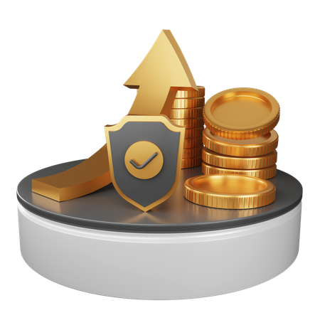 Investment Security  3D Icon