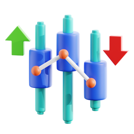 Investment Stock Market  3D Icon