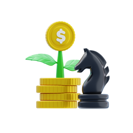 Investment Strategy  3D Icon