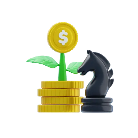 Investment Strategy  3D Icon