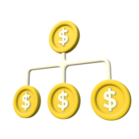 Investment Structure  3D Icon