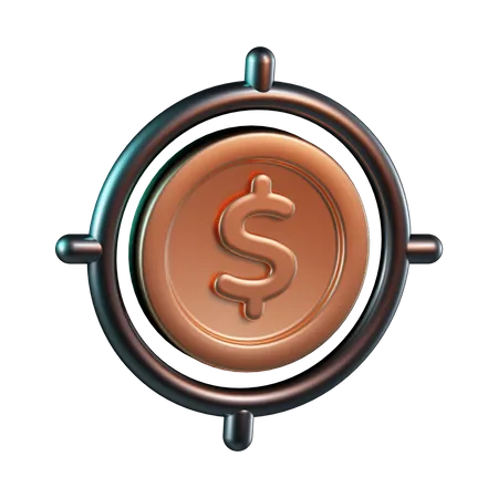 Investment Target  3D Icon