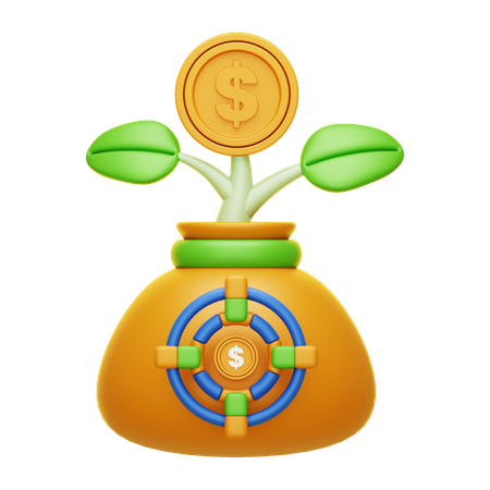 Investment Target  3D Icon