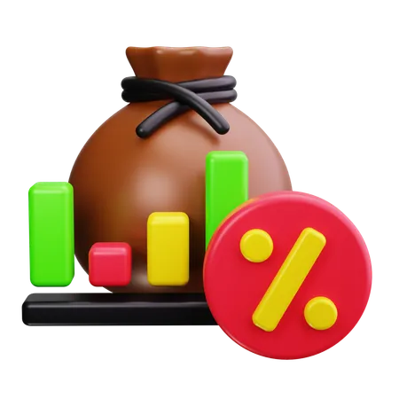 Investment Tax  3D Icon