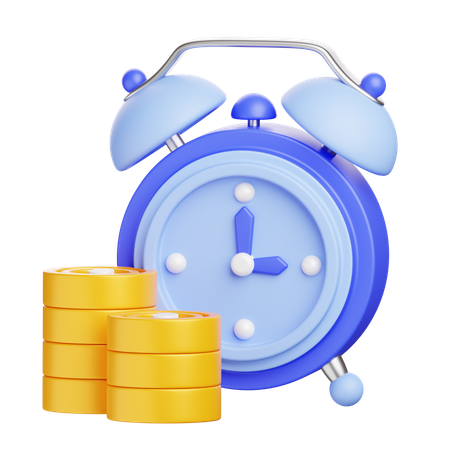 Investment Time  3D Icon