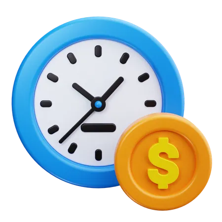 Investment Time  3D Icon