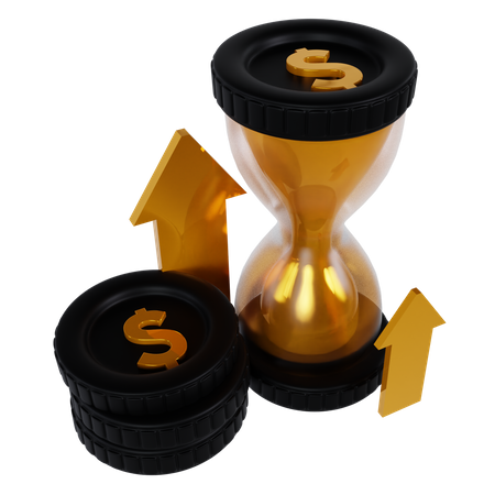 Investment Time  3D Icon