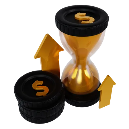 Investment Time  3D Icon