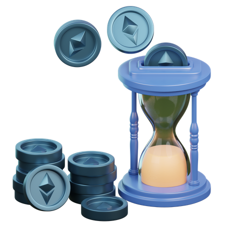 Investment Time  3D Icon