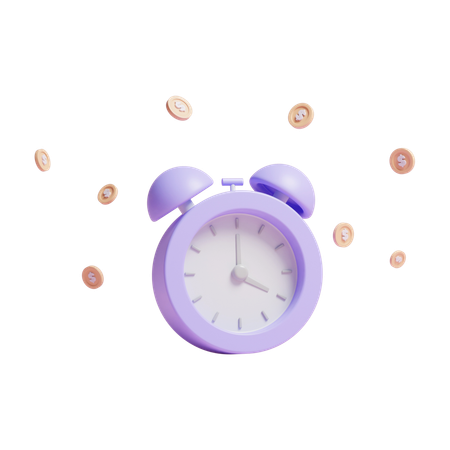 Investment Time  3D Icon