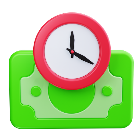 Investment Time  3D Icon