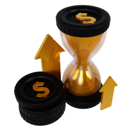 Investment Time  3D Icon