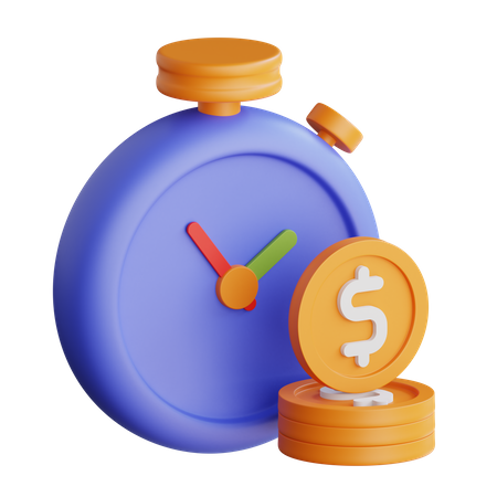 Investment Time 3D Icon