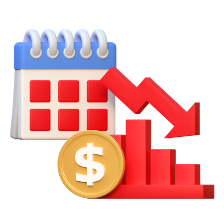 Investitionspreis gesunken  3D Icon