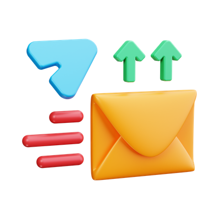 Invia una email  3D Icon