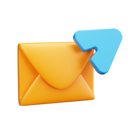 Invia una email  3D Icon