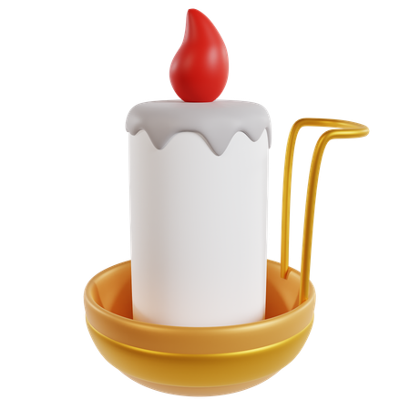 Calidez de las velas de invierno  3D Icon