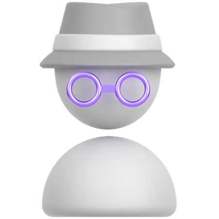 Invisible Man  3D Icon