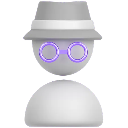 Invisible Man  3D Icon