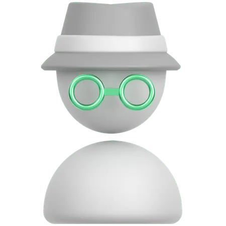 Invisible Man  3D Icon