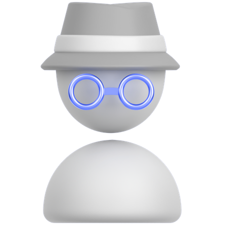 Invisible Man  3D Icon